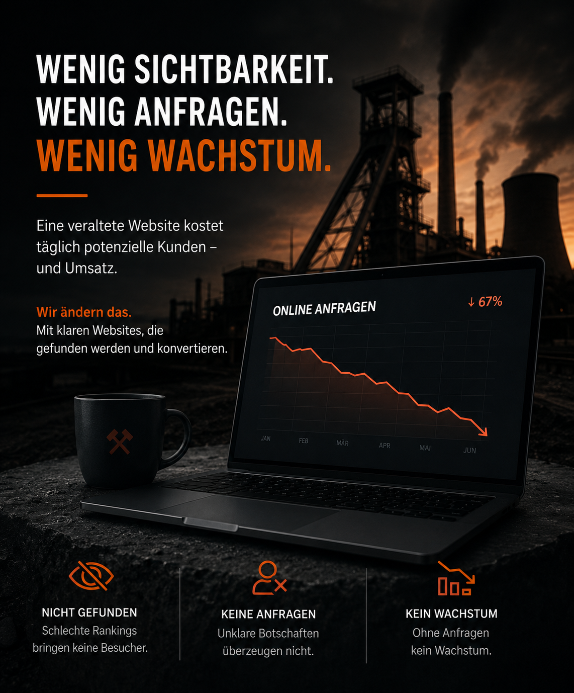 Ruhrbytes industrial webdesign visual
